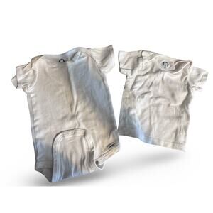 Gerber Baby Clothing Lot (2) – Size 12 Months – White